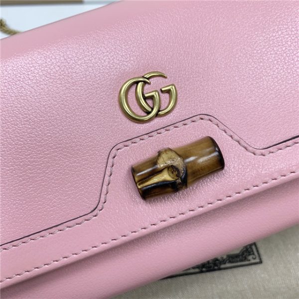 Gucci Diana Chain Wallet With Bamboo (Varied Colors) - Image 41
