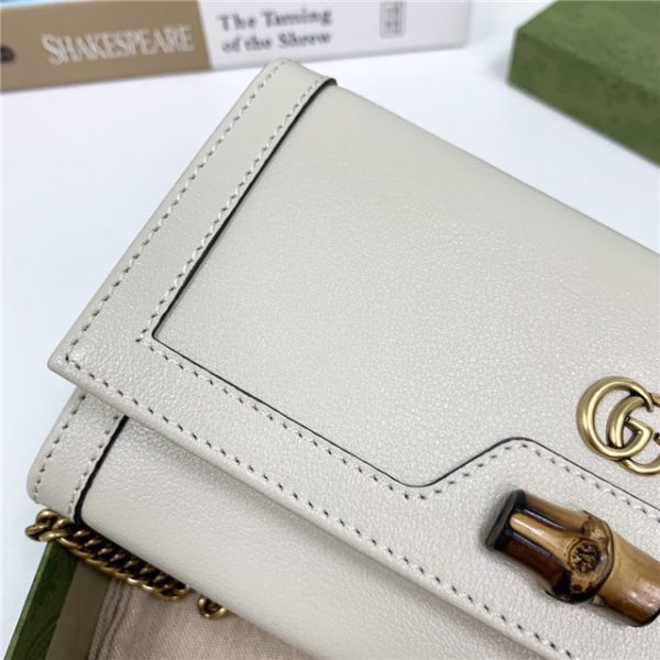 Gucci Diana Chain Wallet With Bamboo (Varied Colors) - Image 51
