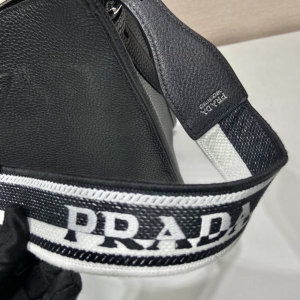 Prada Leather Hobo Bag Black - Image 6