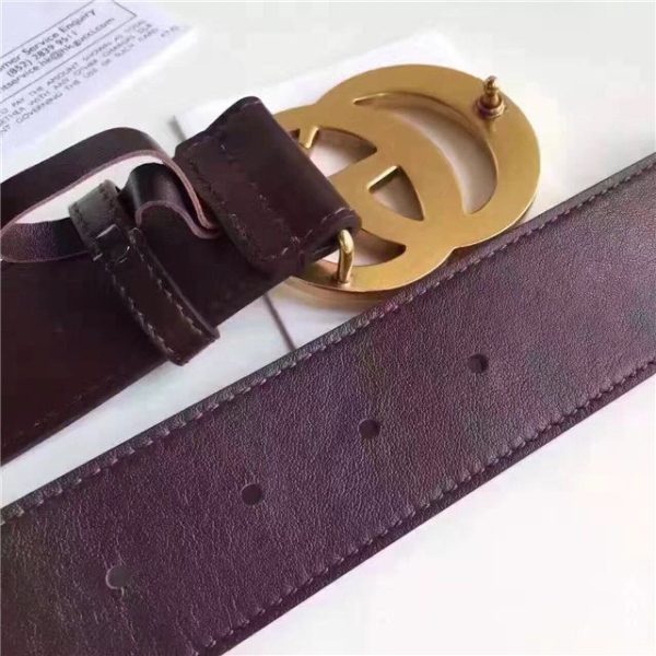 Gucci Leather Belt Replica with Double G Buckle (Varied Colors) - Image 52