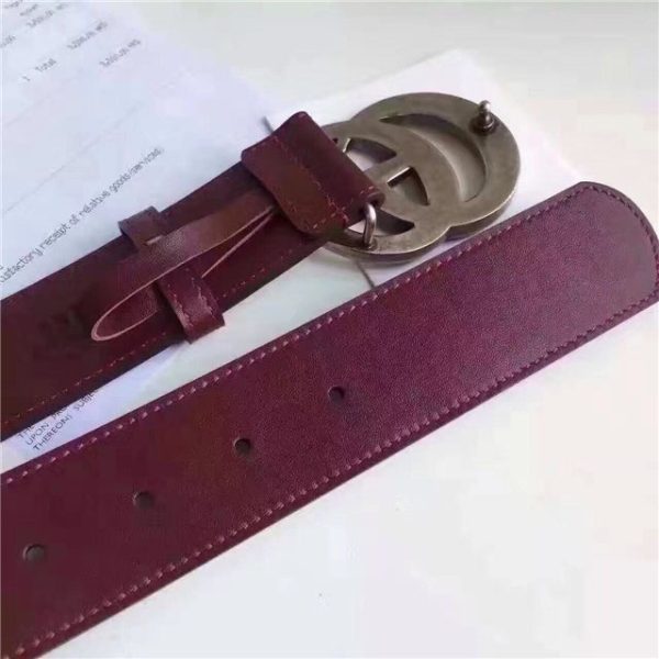 Gucci Leather Belt Replica with Double G Buckle (Varied Colors) - Image 70