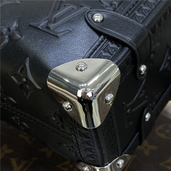 Louis Vuitton Side Trunk Black Leather - Image 7