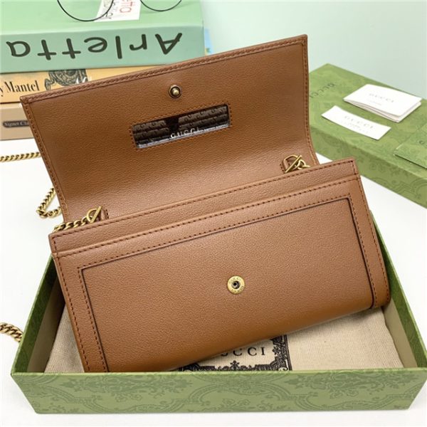 Gucci Diana Chain Wallet With Bamboo (Varied Colors) - Image 24