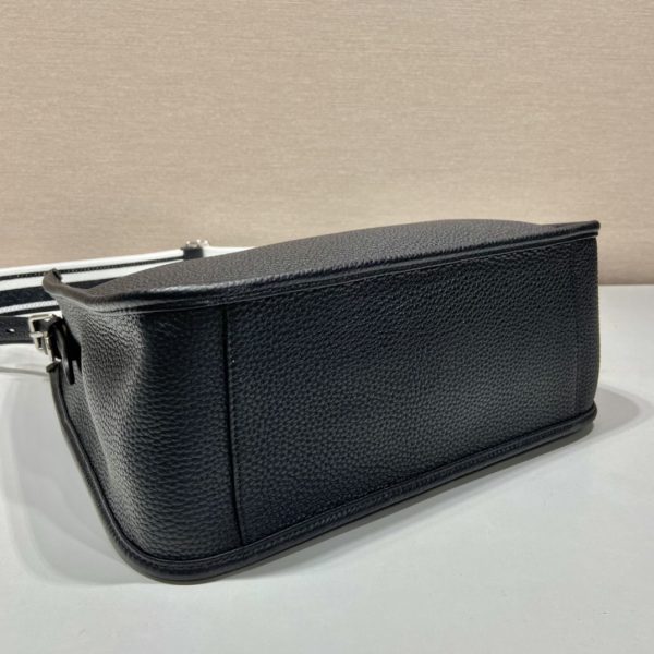 Prada Leather Hobo Bag Black - Image 7