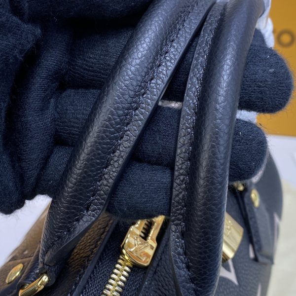 Louis Vuitton Monogram Empreinte Speedy Bandouliere 20 Black/Beige - Image 7
