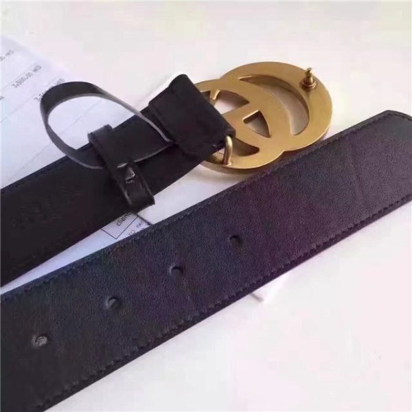 Gucci Leather Belt Replica with Double G Buckle (Varied Colors) - Image 8