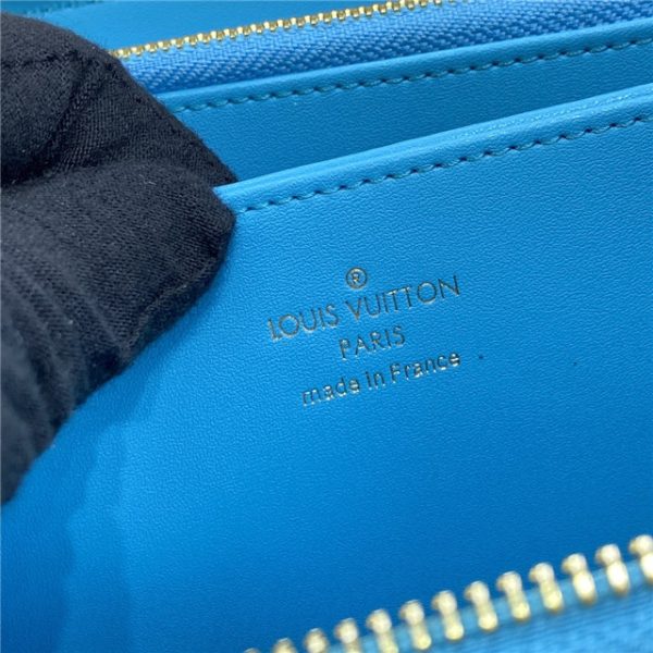 Louis Vuitton Zippy Wallet Turquoise - Image 8