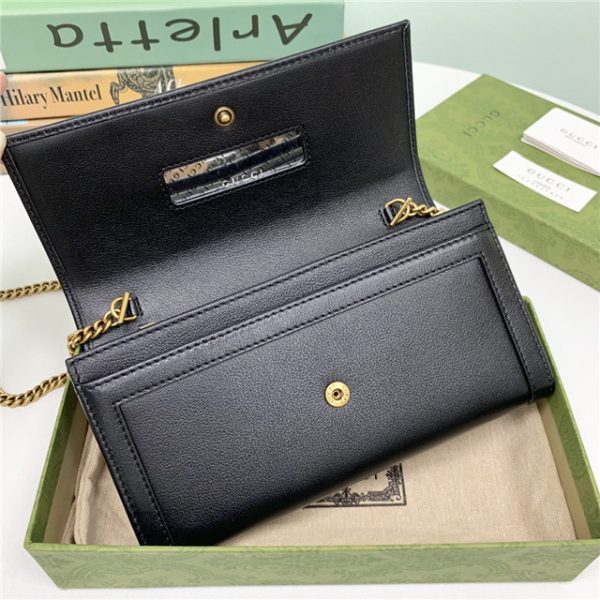 Gucci Diana Chain Wallet With Bamboo (Varied Colors) - Image 8