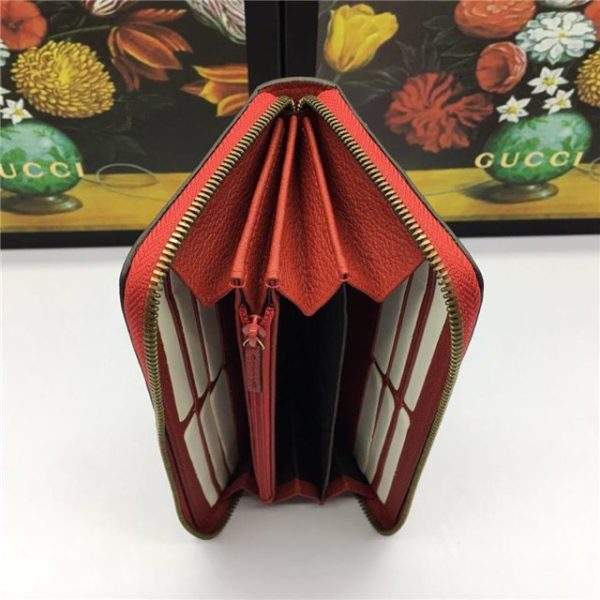 Gucci Print Leather Zip Around Wallet (Varied Colors) - Image 17