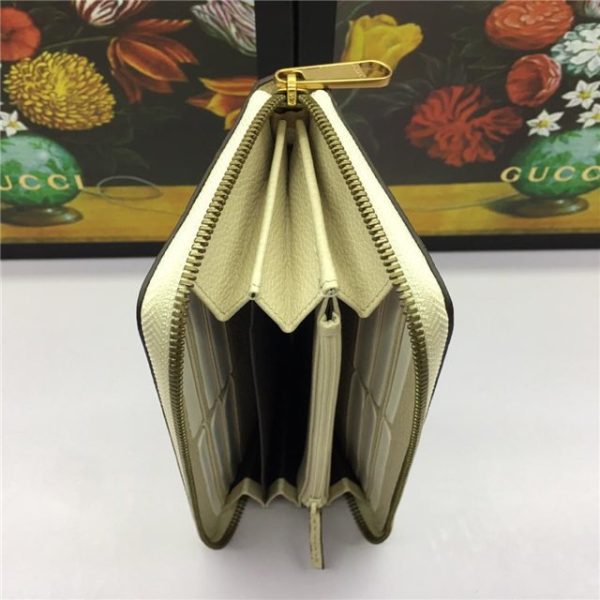 Gucci Print Leather Zip Around Wallet (Varied Colors) - Image 26