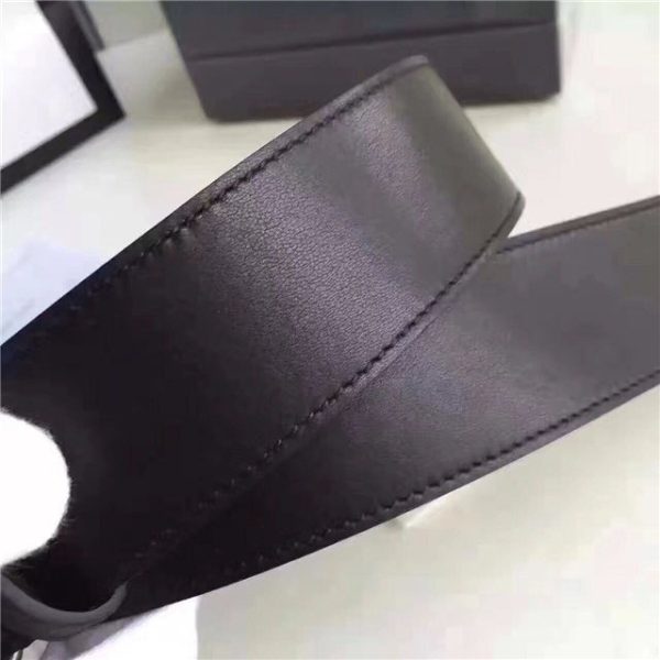 Gucci Leather Belt Replica with Double G Buckle (Varied Colors) - Image 18