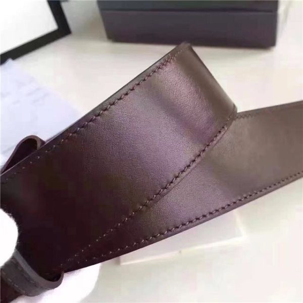 Gucci Leather Belt Replica with Double G Buckle (Varied Colors) - Image 54