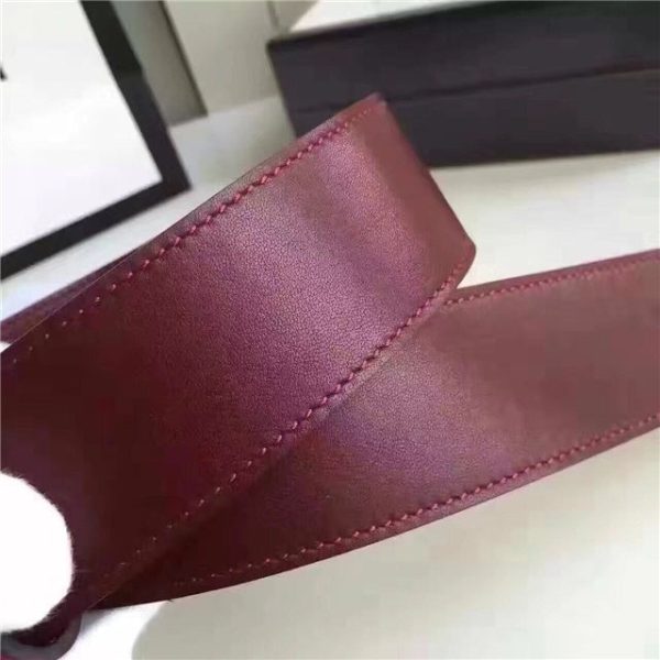 Gucci Leather Belt Replica with Double G Buckle (Varied Colors) - Image 72