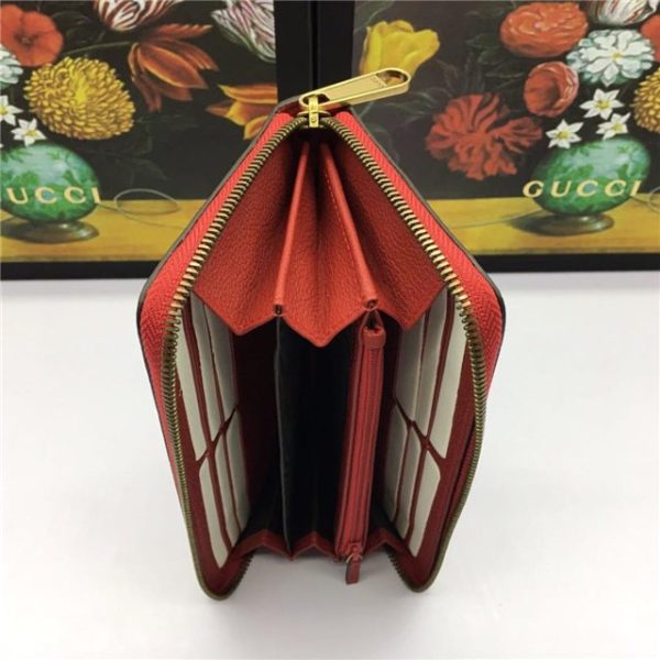 Gucci Print Leather Zip Around Wallet (Varied Colors) - Image 18