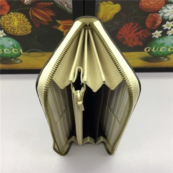 Gucci Print Leather Zip Around Wallet (Varied Colors) - Image 27