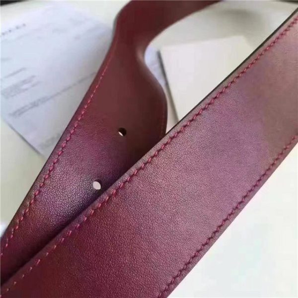 Gucci Leather Belt Replica with Double G Buckle (Varied Colors) - Image 64