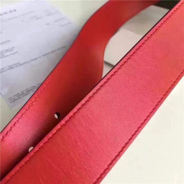 Gucci Leather Belt Replica with Double G Buckle (Varied Colors) - Image 91