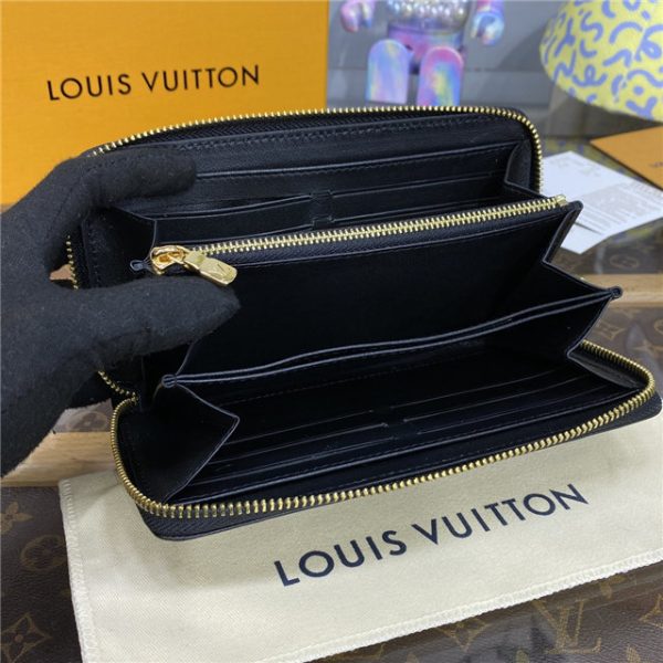 Louis Vuitton Zippy Wallet Black - Image 10