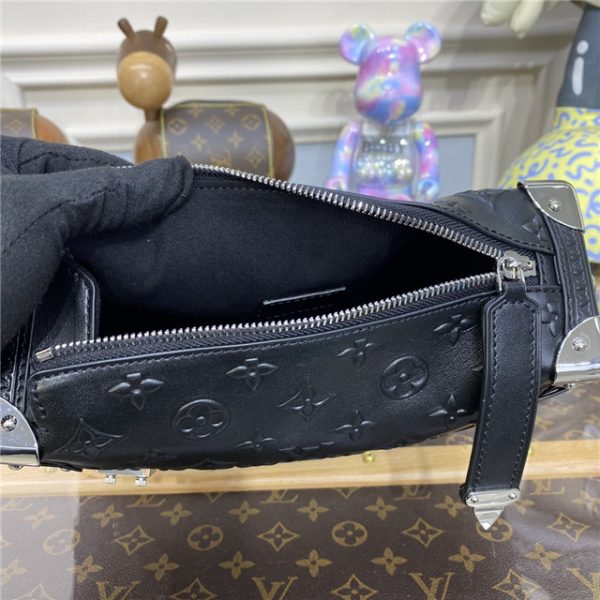 Louis Vuitton Side Trunk Black Leather - Image 10