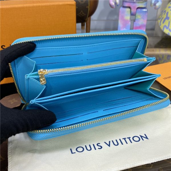 Louis Vuitton Zippy Wallet Turquoise - Image 10