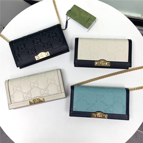 Gucci GG Wallet With Chain (Varied Colors) - Image 10
