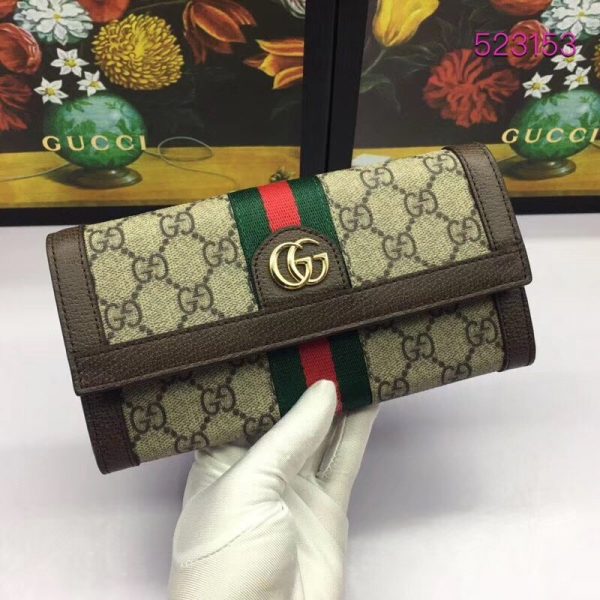 Gucci Supreme Ophidia GG Continental Wallet - Image 3