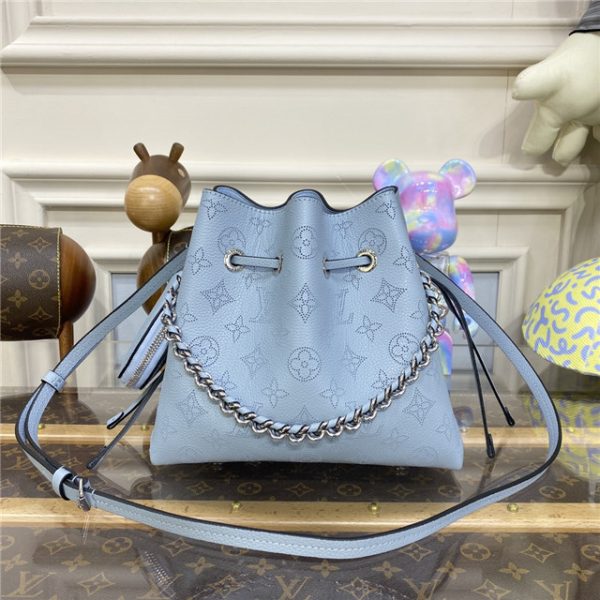 Louis Vuitton Bella Bucket Bag Mahina Olympe Blue - Image 2