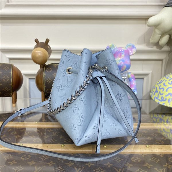 Louis Vuitton Bella Bucket Bag Mahina Olympe Blue - Image 3