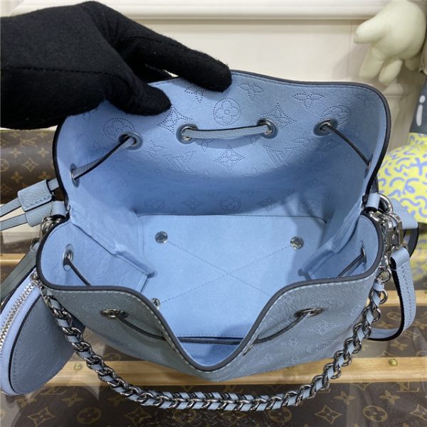Louis Vuitton Bella Bucket Bag Mahina Olympe Blue - Image 9