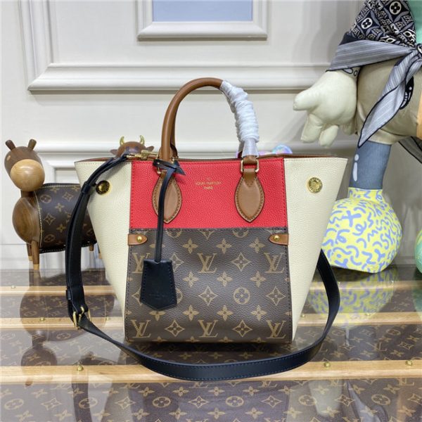 Louis Vuitton Fold Tote PM Shoulder Bag (Red) - Image 2
