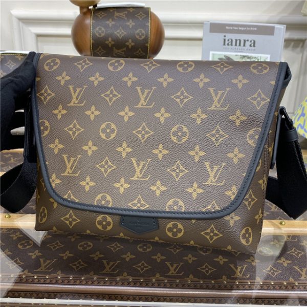 Louis Vuitton Magnetic Messenger Monogram Macassar Canvas - Image 6