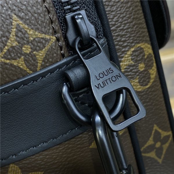Louis Vuitton S Lock Messenger Monogram Macassar Canvas - Image 8