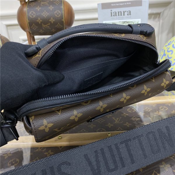 Louis Vuitton S Lock Messenger Monogram Macassar Canvas - Image 9