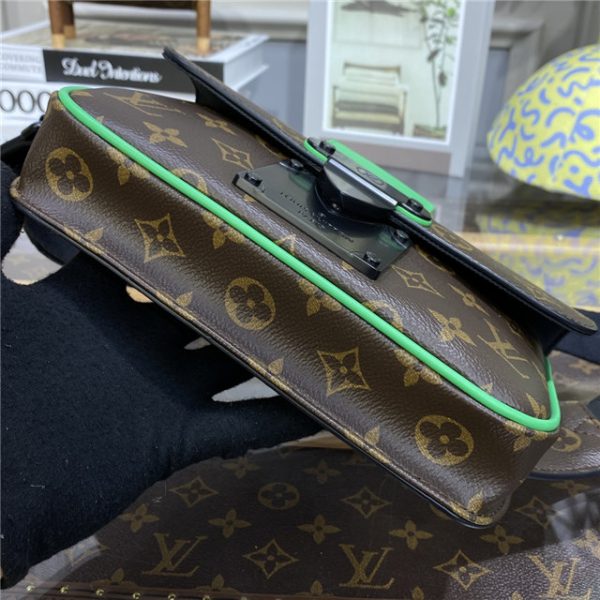 Louis Vuitton S Lock Sling Monogram Macassar Canvas (Varied Colors) - Image 7
