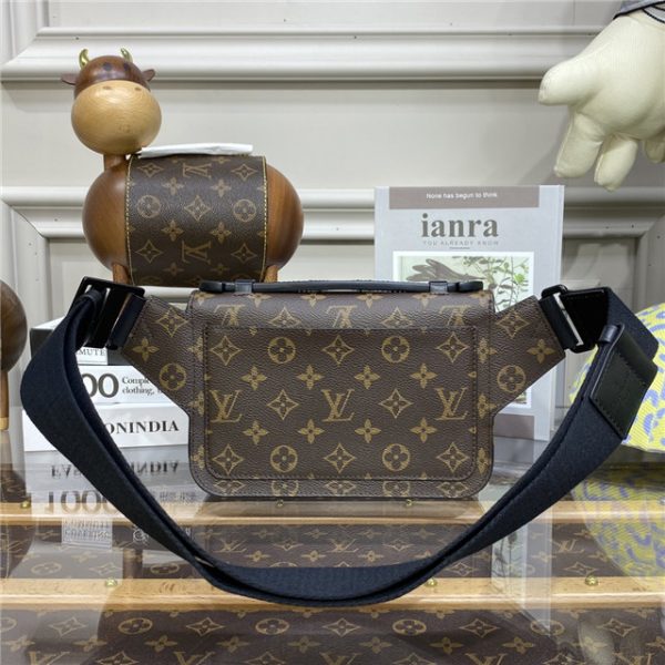 Louis Vuitton S Lock Sling Monogram Macassar Canvas (Varied Colors) - Image 16