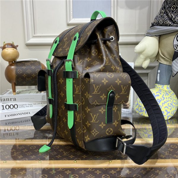 Louis Vuitton Christopher PM Monogram Macassar Canvas (Varied Colors) - Image 12