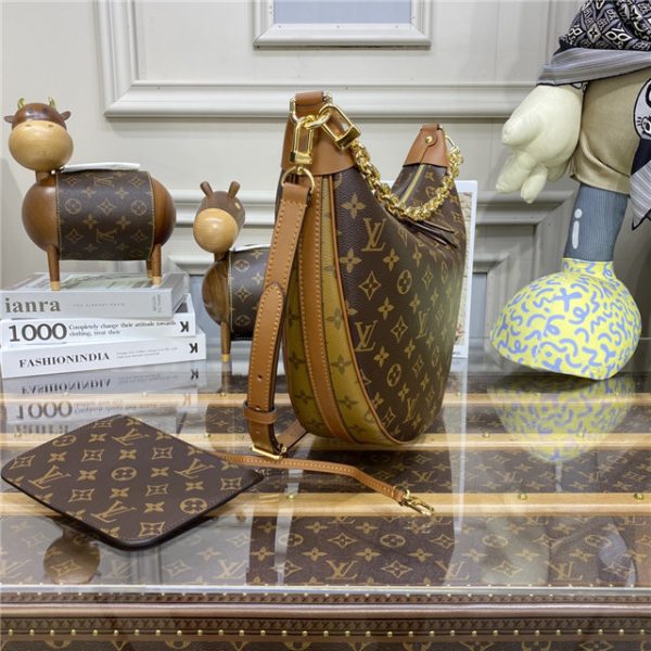 Louis Vuitton Loop Hobo Bag Monogram Canvas - Image 3