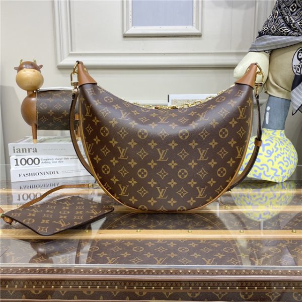 Louis Vuitton Loop Hobo Bag Monogram Canvas - Image 4