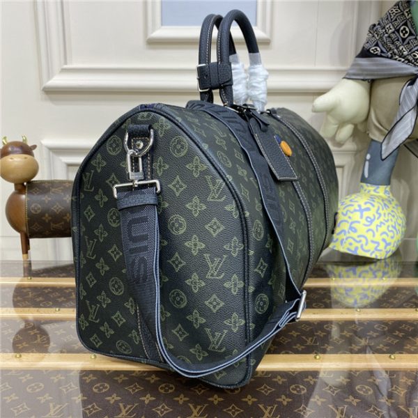 Louis Vuitton Keepall Bandouliere 50 Dark Green - Image 3
