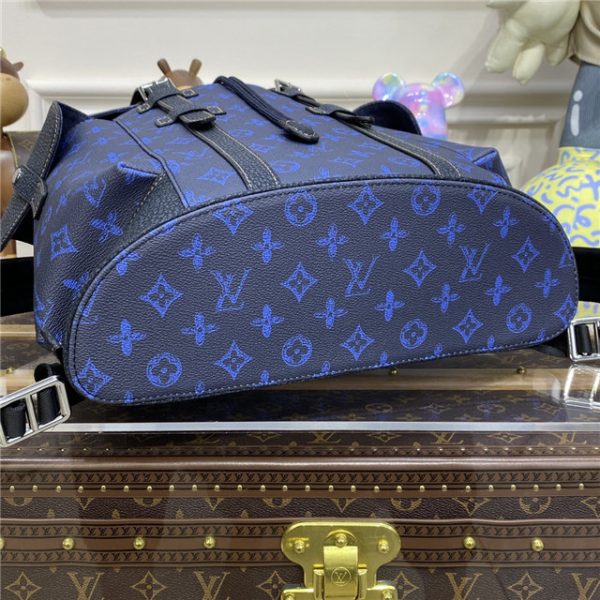 Louis Vuitton Christopher MM Monogram Blue - Image 5