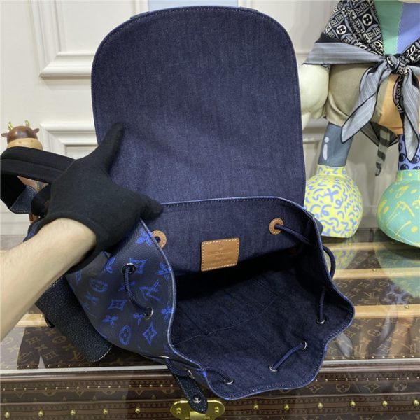 Louis Vuitton Christopher MM Monogram Blue - Image 10