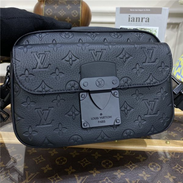 Louis Vuitton S Lock Messenger Taurillon Monogram Leather - Image 6