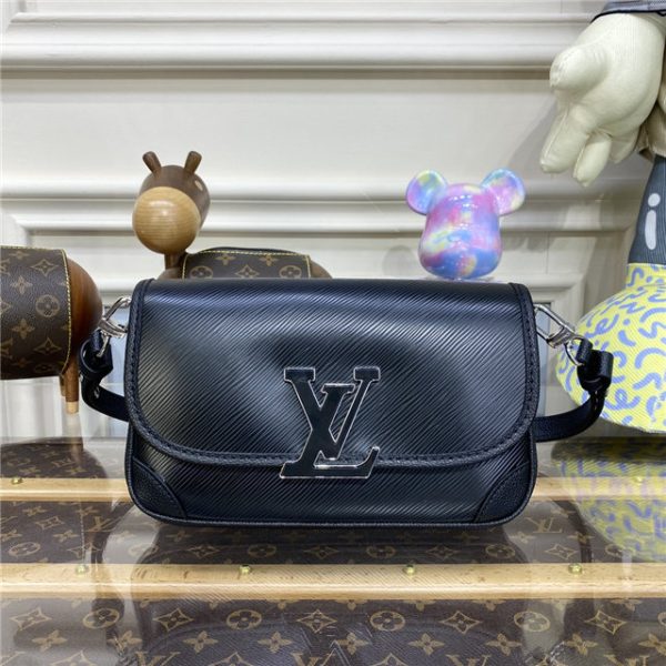 Louis Vuitton Buci Epi Leather Crossbody (Black) - Image 5