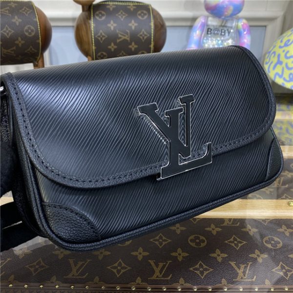 Louis Vuitton Buci Epi Leather Crossbody (Black) - Image 9