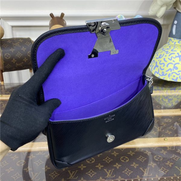 Louis Vuitton Buci Epi Leather Crossbody (Black) - Image 4