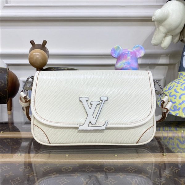 Louis Vuitton Buci Epi Leather Crossbody (White) - Image 2