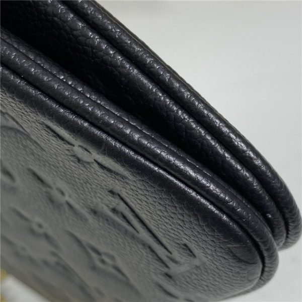 Louis Vuitton Double Zip Pochette Monogram Empreinte Leather Black - Image 7