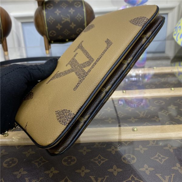Louis Vuitton Double Zip Pochette Monogram Giant Reverse Canvas - Image 6