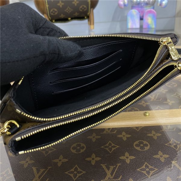 Louis Vuitton Double Zip Pochette Monogram Giant Reverse Canvas - Image 10