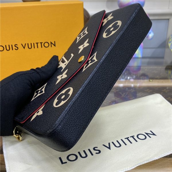 Louis Vuitton Pochette Felicie Bicolor Monogram Empreinte Leather - Image 5